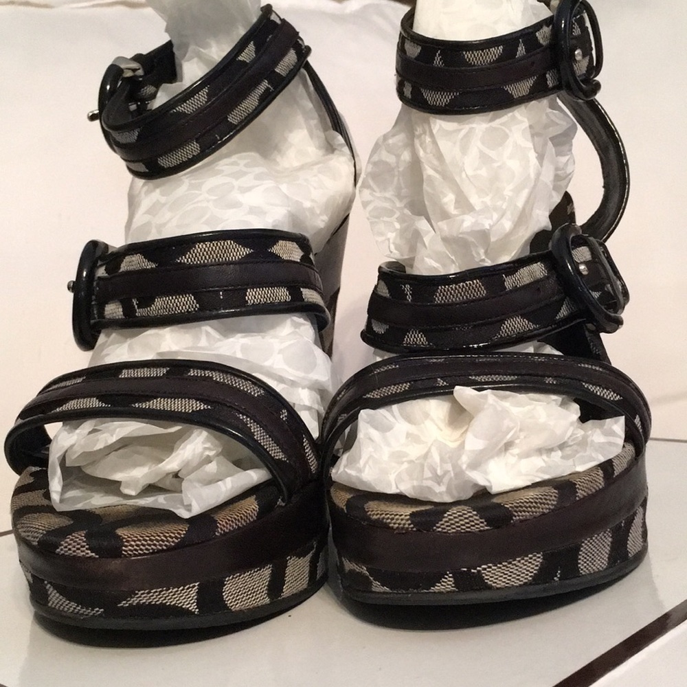 Coach Foot-ware Blk/Wht/Blk - Picture 7 of 8